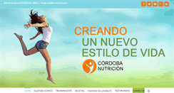 Desktop Screenshot of cordobanutricion.com